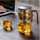 Glazen Theeketel Met Waterscheiding