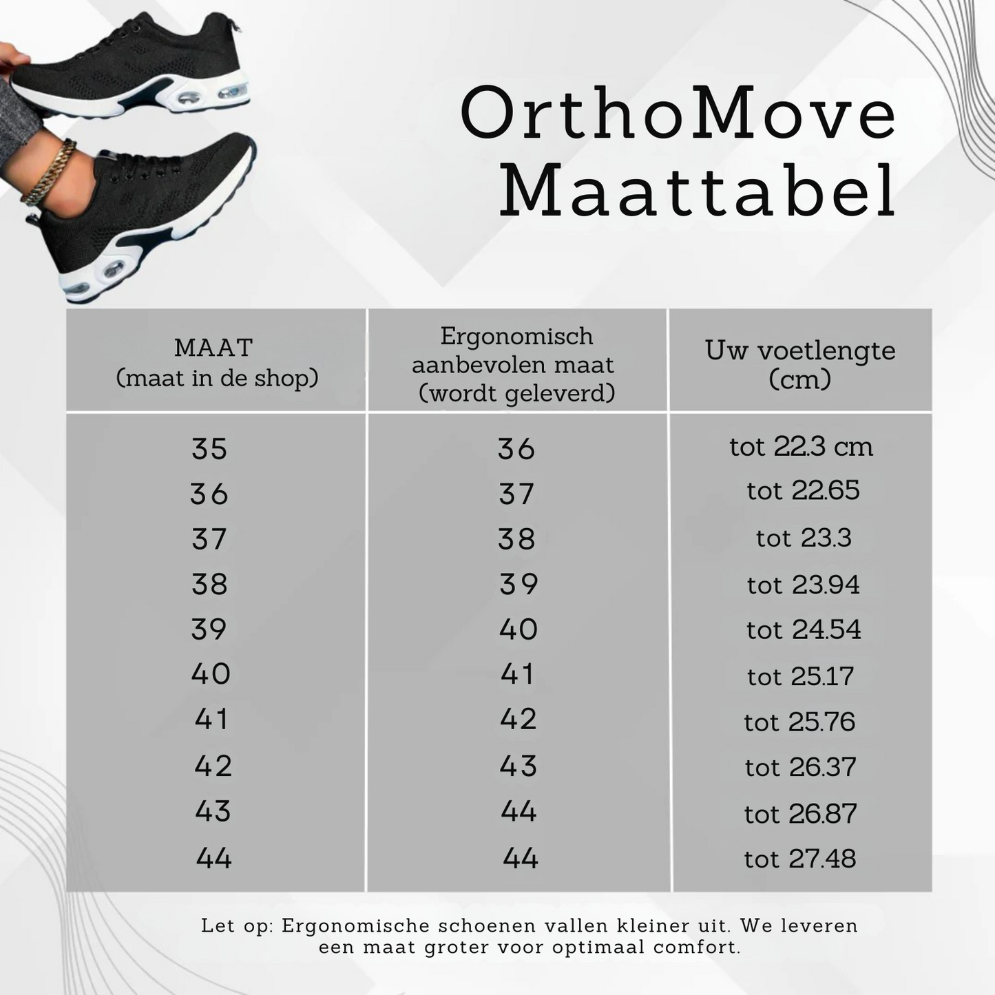 OrthoMove - Ergonomische Schoenen